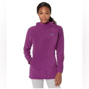 COLUMBIA Purple Women's Basin Trail Fleece Pullover size S